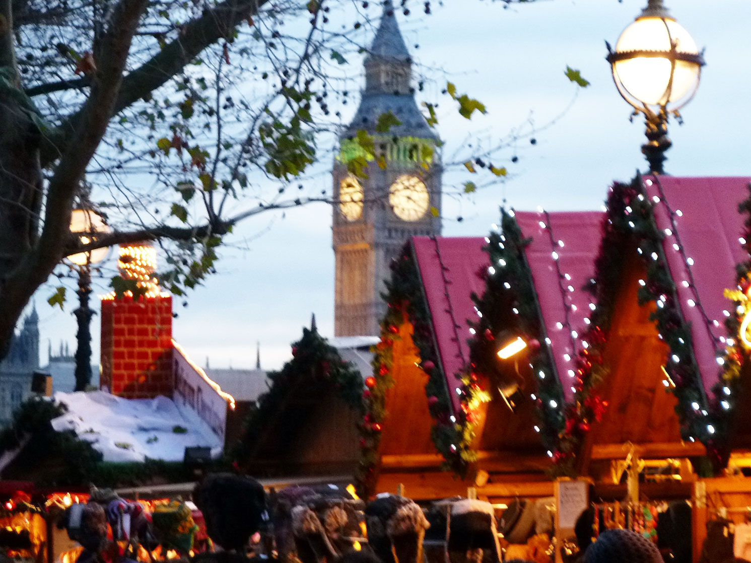 Photo of Christmas market on the South Bank